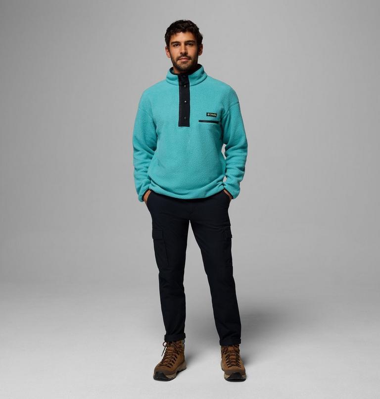 Helvetia Half Snap Fleece f&uuml;r M&auml;nner, Color: Teal, image 2