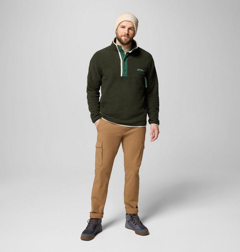 Helvetia II Half Snap Fleece, Color: Greenscape, image 2