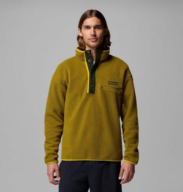 Helvetia II Half Snap Fleece, Color: Mossy Green, image 7