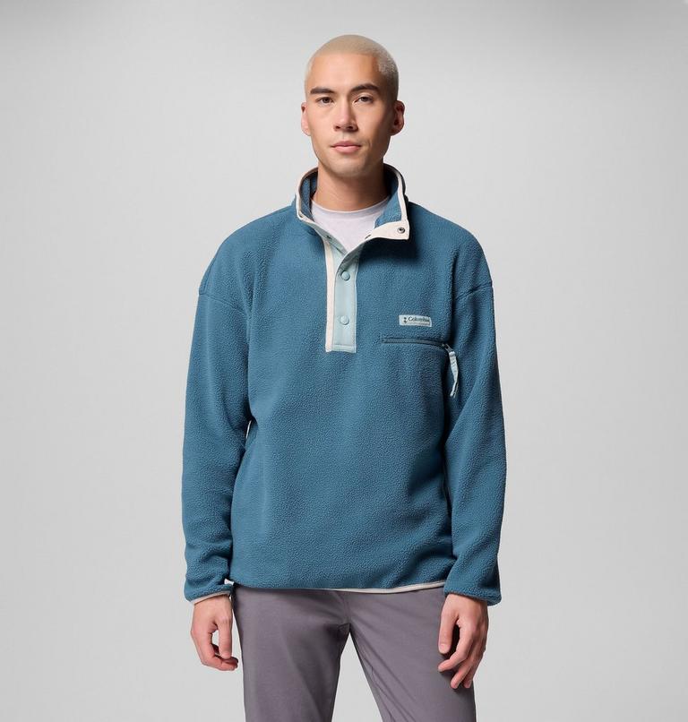 Helvetia II Half Snap Fleece, Color: Everblue, image 1