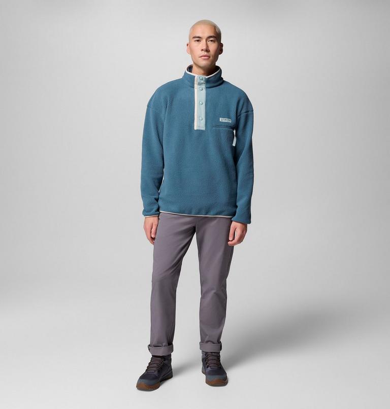 Helvetia II Half Snap Fleece, Color: Everblue, image 2