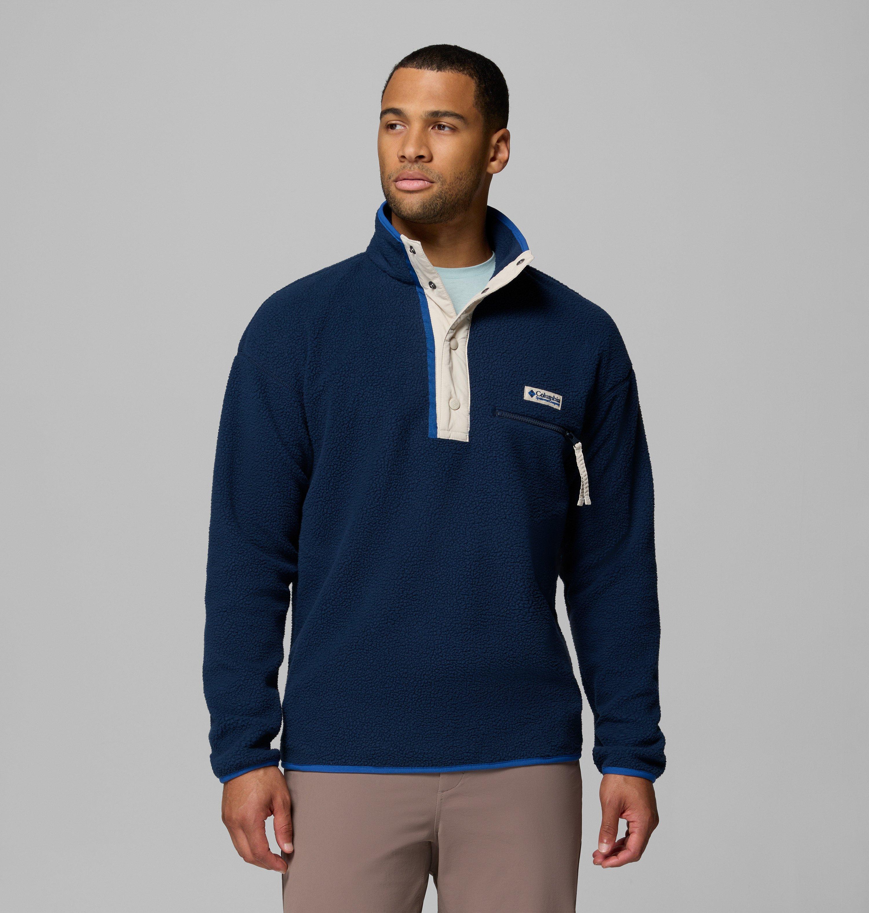 Columbia Sportswear Men's Blue Columbia - Helvetia™ Streetwear Fleece - Collegiate Navy Small