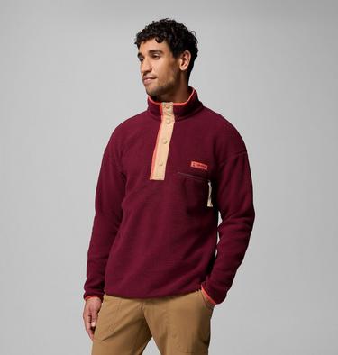 Men's Helvetia Streetwear Fleece, Color: Rich Wine, image 4
