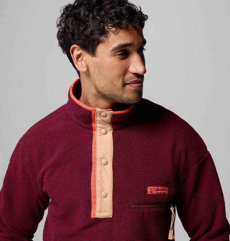 Men's Helvetia Streetwear Fleece, Color: Rich Wine, image 5