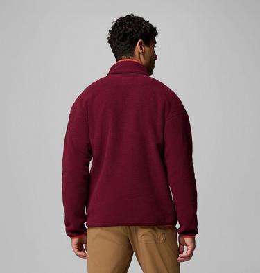 Men's Helvetia Streetwear Fleece, Color: Rich Wine, image 3