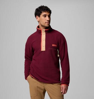 Men's Helvetia Streetwear Fleece, Color: Rich Wine, image 1