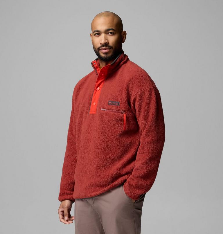 Helvetia Half Snap Fleece f&uuml;r M&auml;nner, Color: Red Oxide, image 4