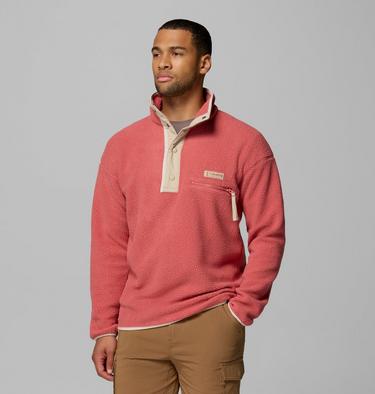 Men's Helvetia Streetwear Fleece, Color: Washed Red, image 24