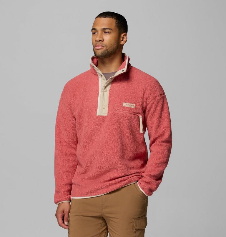 Men's Helvetia Streetwear Fleece, Color: Washed Red, image 4