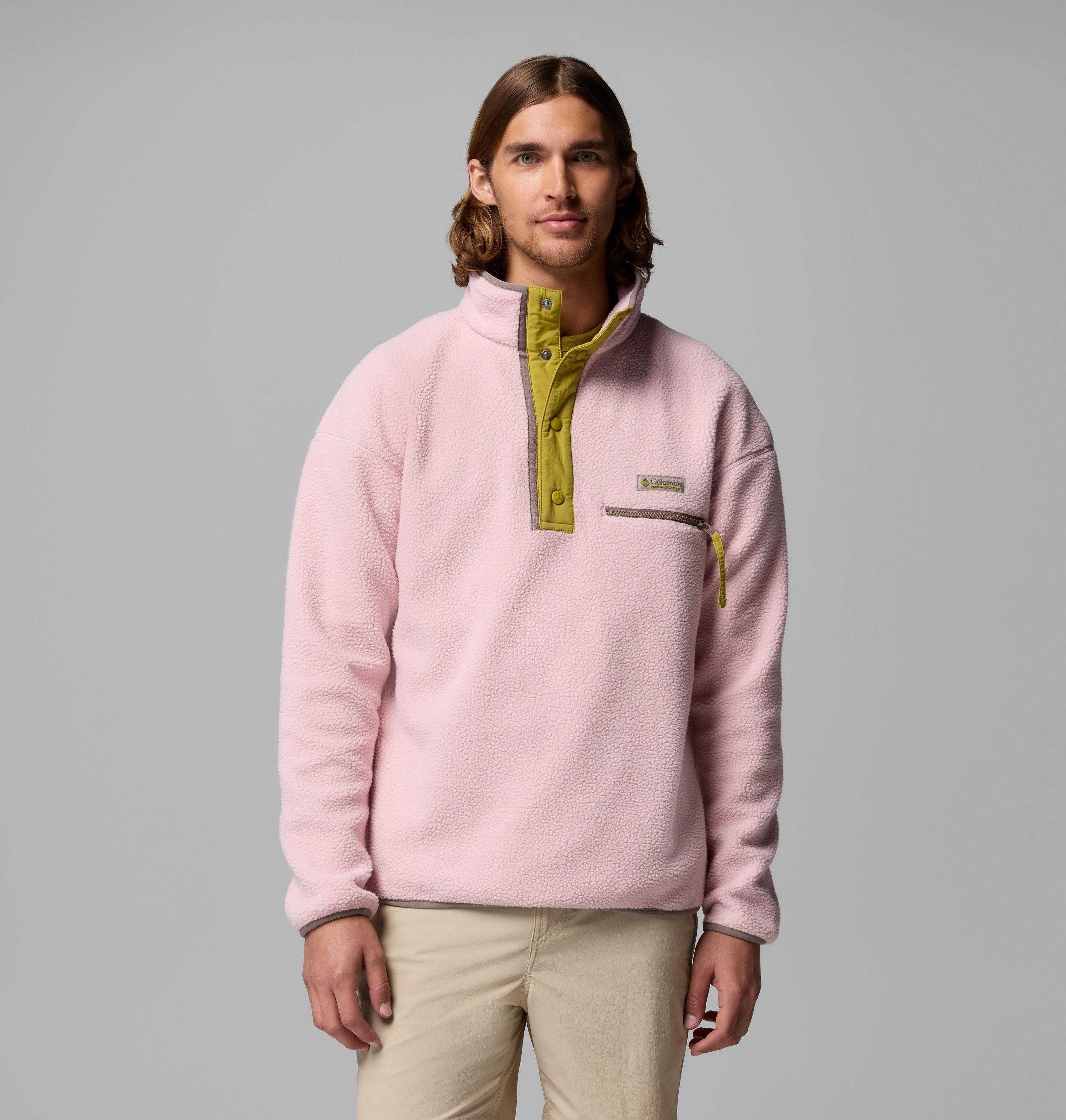 Columbia Sportswear Men's Red Columbia - Helvetia™ Streetwear Fleece - Pink Agate Xxl