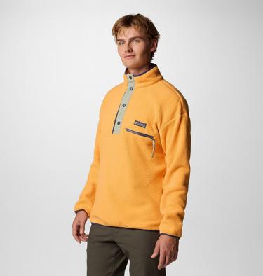Men's Helvetia Streetwear Fleece, Color: Summer Orange, image 4