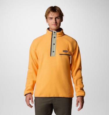 Men's Helvetia Streetwear Fleece, Color: Summer Orange, image 11