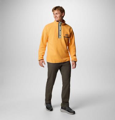 Men's Helvetia Streetwear Fleece, Color: Summer Orange, image 12