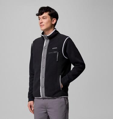 Men's Helvetia Fleece Vest, Color: Black, image 4