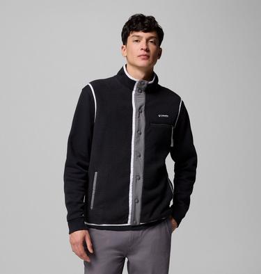 Men's Helvetia Fleece Vest, Color: Black, image 1