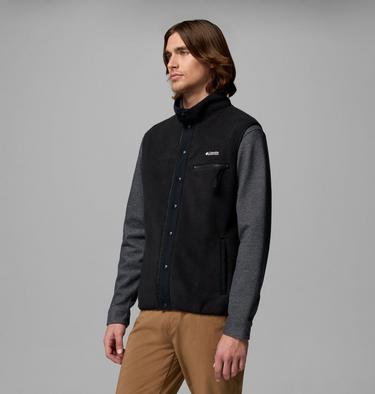 Men's Helvetia Fleece Vest, Color: Black, image 8