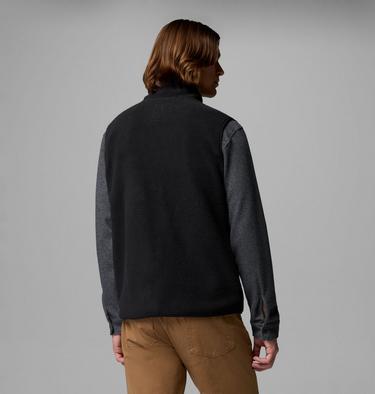 Men's Helvetia Fleece Vest, Color: Black, image 7