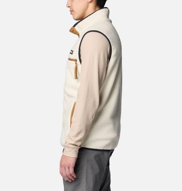 Men's Helvetia Fleece Vest, Color: Chalk, image 3