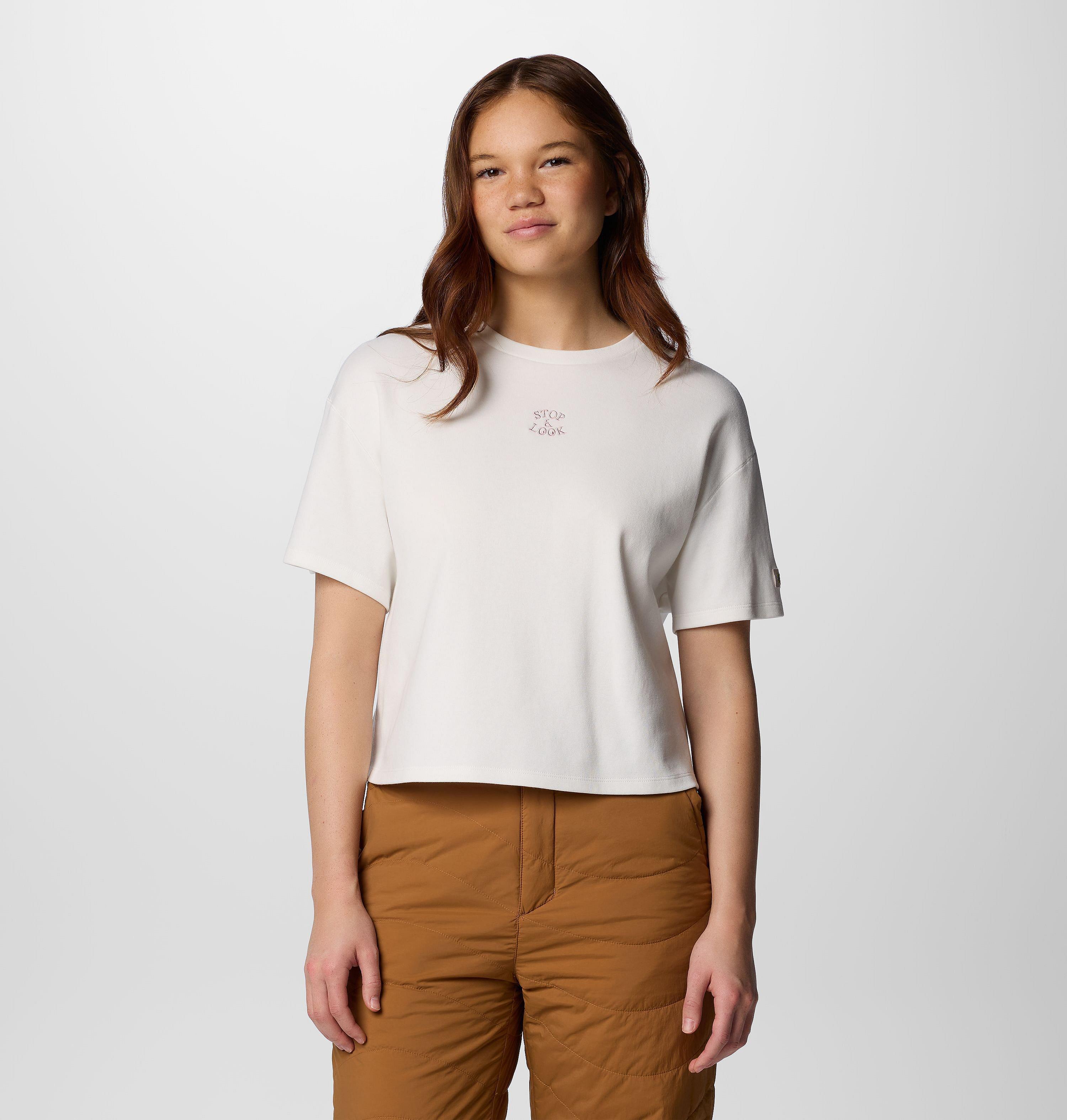 Women's Wallowa Cropped Graphic T-Shirt 1