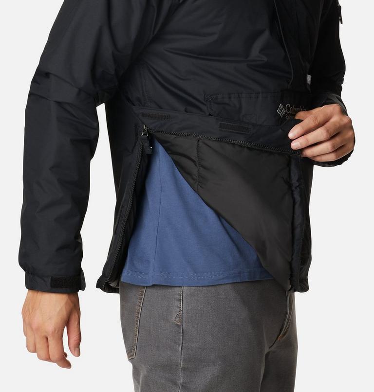 Men's Challenger II Pullover Anorak, Color: Black, image 5