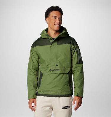 Anorak-sudadera Challenger II para hombre, Color: Canteen, Greenscape, image 7