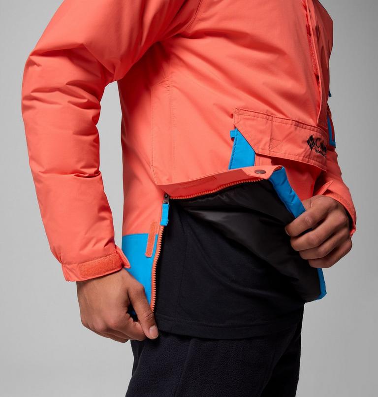 Men's Challenger II Pullover Anorak, Color: Zing, Compass Blue, image 5