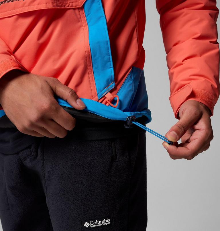 Men's Challenger II Pullover Anorak, Color: Zing, Compass Blue, image 9