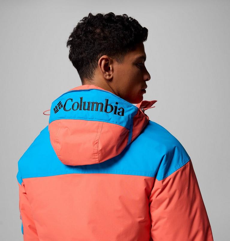 Men's Challenger II Pullover Anorak, Color: Zing, Compass Blue, image 10