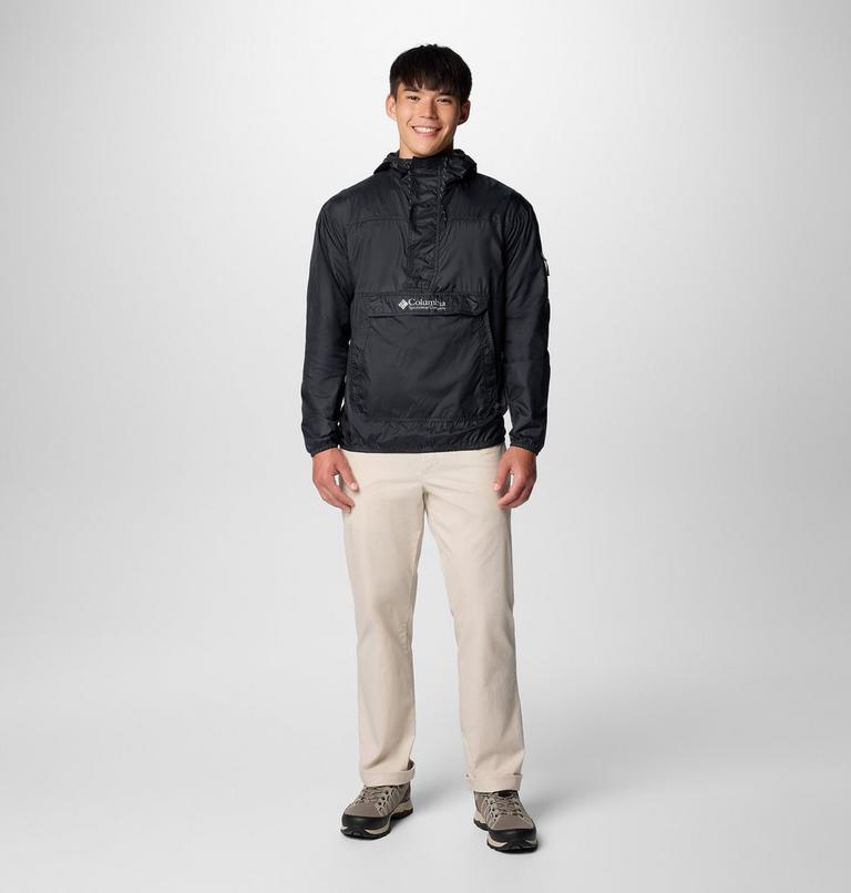 Men's Challenger II Pullover Windbreaker, Color: Black, image 3