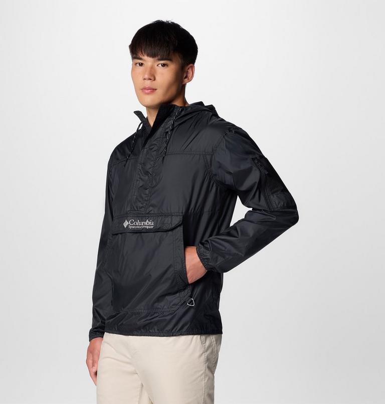 Men's Challenger II Pullover Windbreaker, Color: Black, image 4