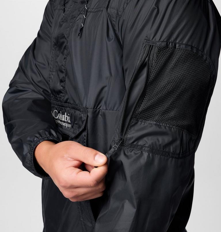 Men's Challenger II Pullover Windbreaker, Color: Black, image 8