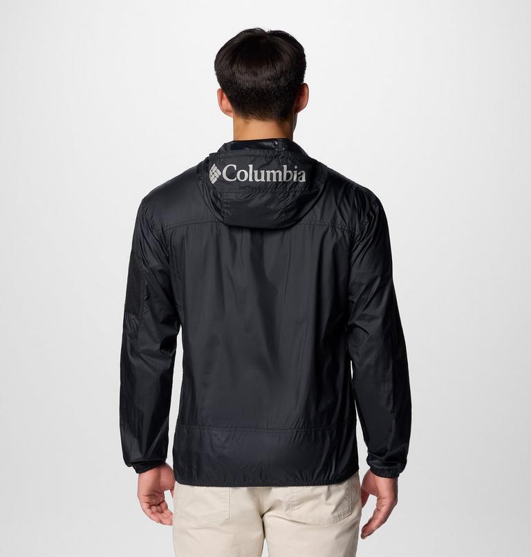 Men's Challenger II Pullover Windbreaker, Color: Black, image 2