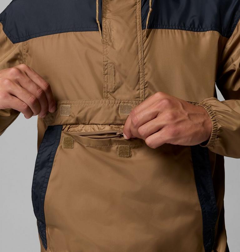 Men's Challenger II Windbreaker, Color: Delta, Black, image 7