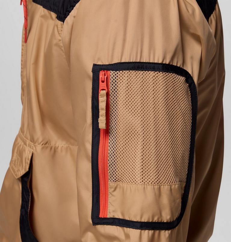 Men's Challenger II Pullover Windbreaker, Color: Canoe, Black, image 6
