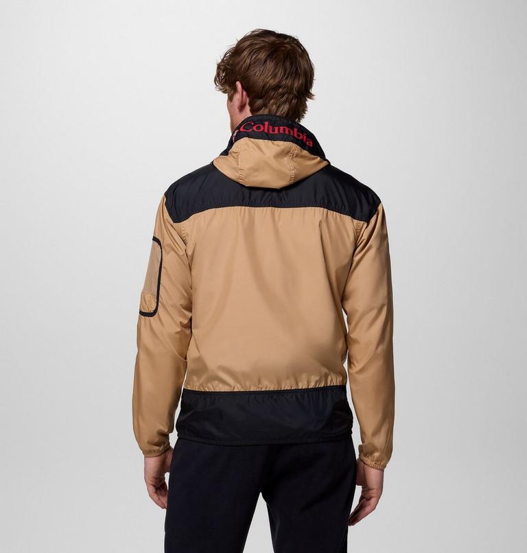 Men's Challenger II Pullover Windbreaker, Color: Canoe, Black, image 3