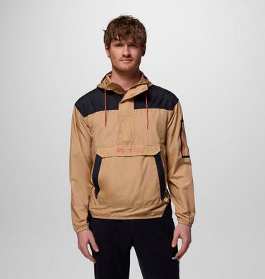 Men's Challenger II Windbreaker, Color: Canoe, Black, image 1