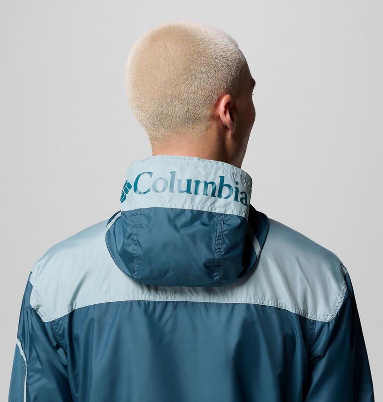 Men's Challenger II Windbreaker, Color: Everblue, Crushed Blue, image 6