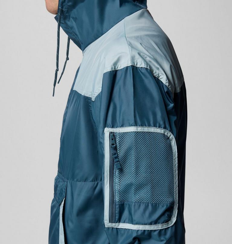 Men's Challenger II Windbreaker, Color: Everblue, Crushed Blue, image 7