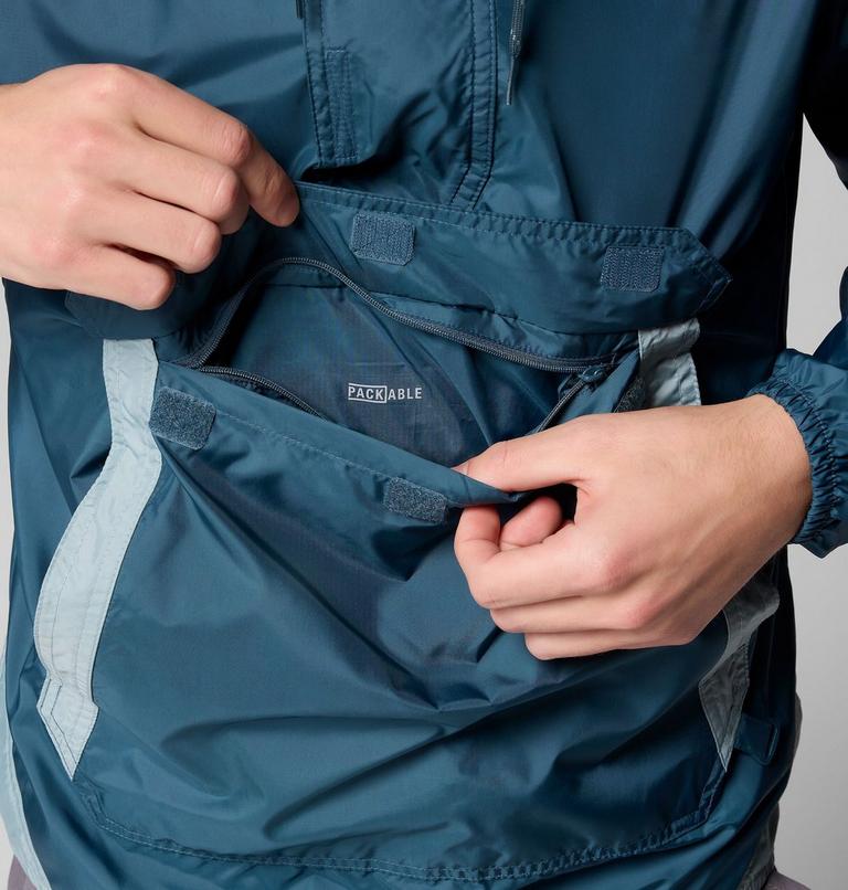 Men's Challenger II Windbreaker, Color: Everblue, Crushed Blue, image 8