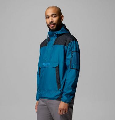 Men's Challenger II Windbreaker, Color: Phoenix Blue, Black, image 12
