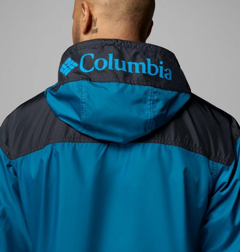 Men's Challenger II Windbreaker, Color: Phoenix Blue, Black, image 8