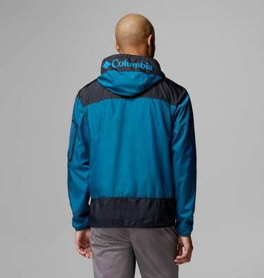 Men's Challenger II Windbreaker, Color: Phoenix Blue, Black, image 11