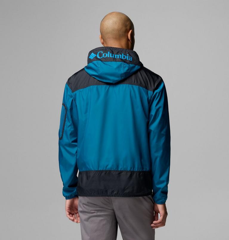 Men's Challenger II Windbreaker, Color: Phoenix Blue, Black, image 3