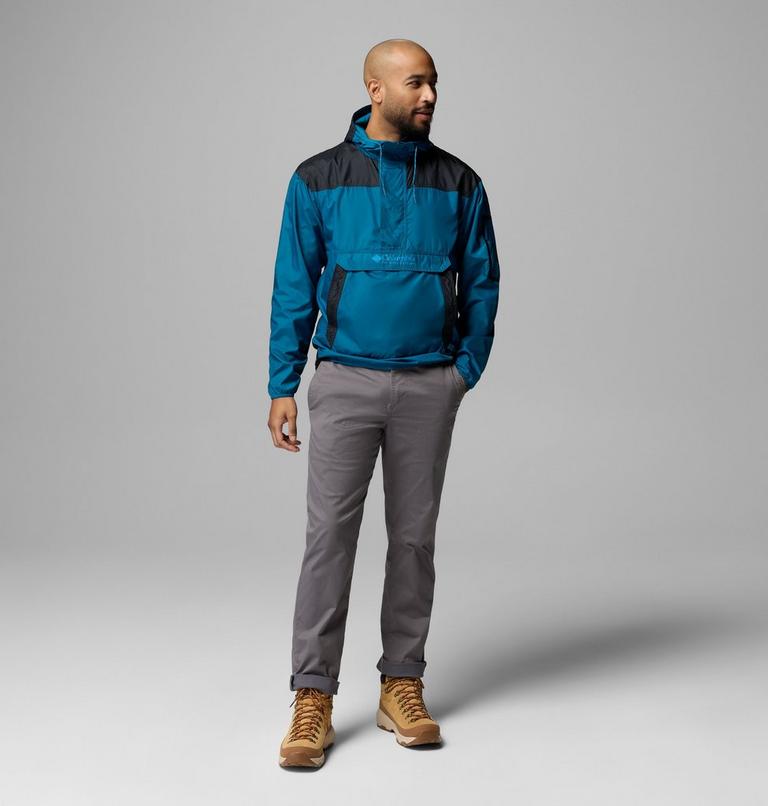 Men's Challenger II Windbreaker, Color: Phoenix Blue, Black, image 2
