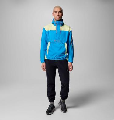 Men's Challenger II Windbreaker, Color: Compass Blue, Citron Haze, image 2