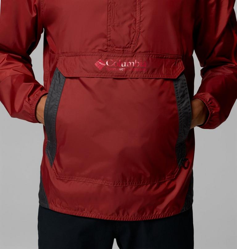 Men's Challenger II Windbreaker, Color: Red Oxide, Shark, image 8