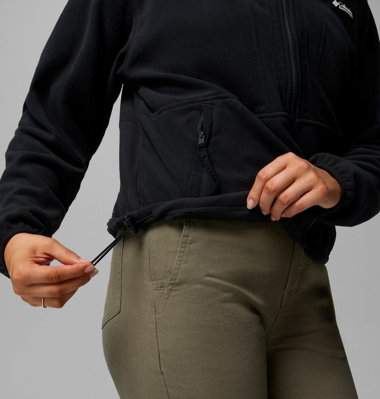 Women&rsquo;s Back Bowl Casual Fleece Jacket, Color: Black, image 7