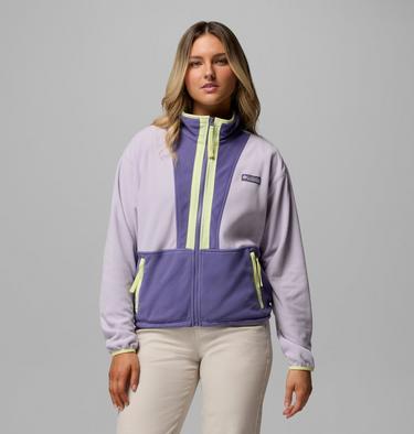 Backbowl II Full Zip Fleece, Color: Lavender Pearl, Stormwatch, Citron Haze, image 9