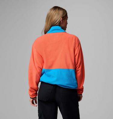 Forro polar casual Back Bowl para mujer, Color: Zing, Compass Blue, Black, image 7