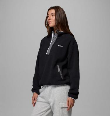 Women's Helvetia II Sherpa Fleece Hoodie, Color: Black, image 4